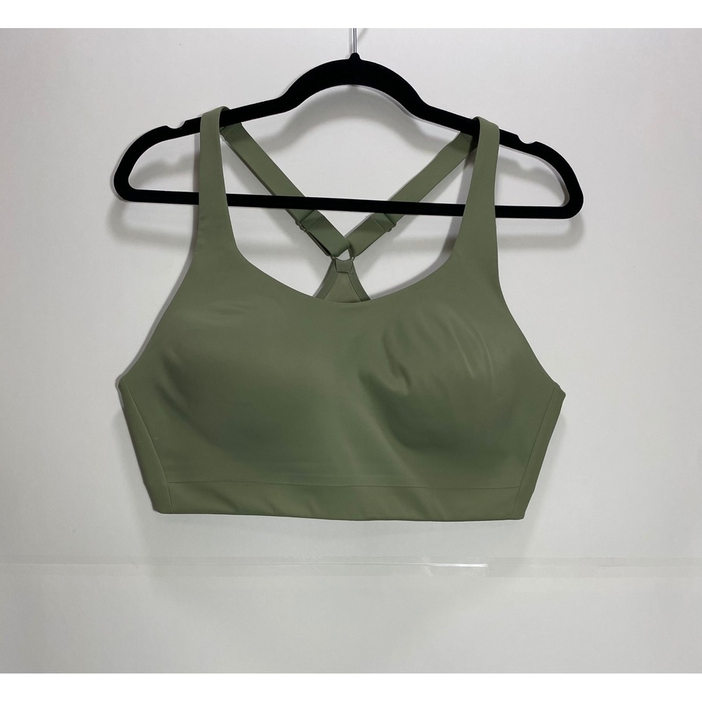 Athleta Advance Bra B-G Sage Green High Impact Sports Bra 40C